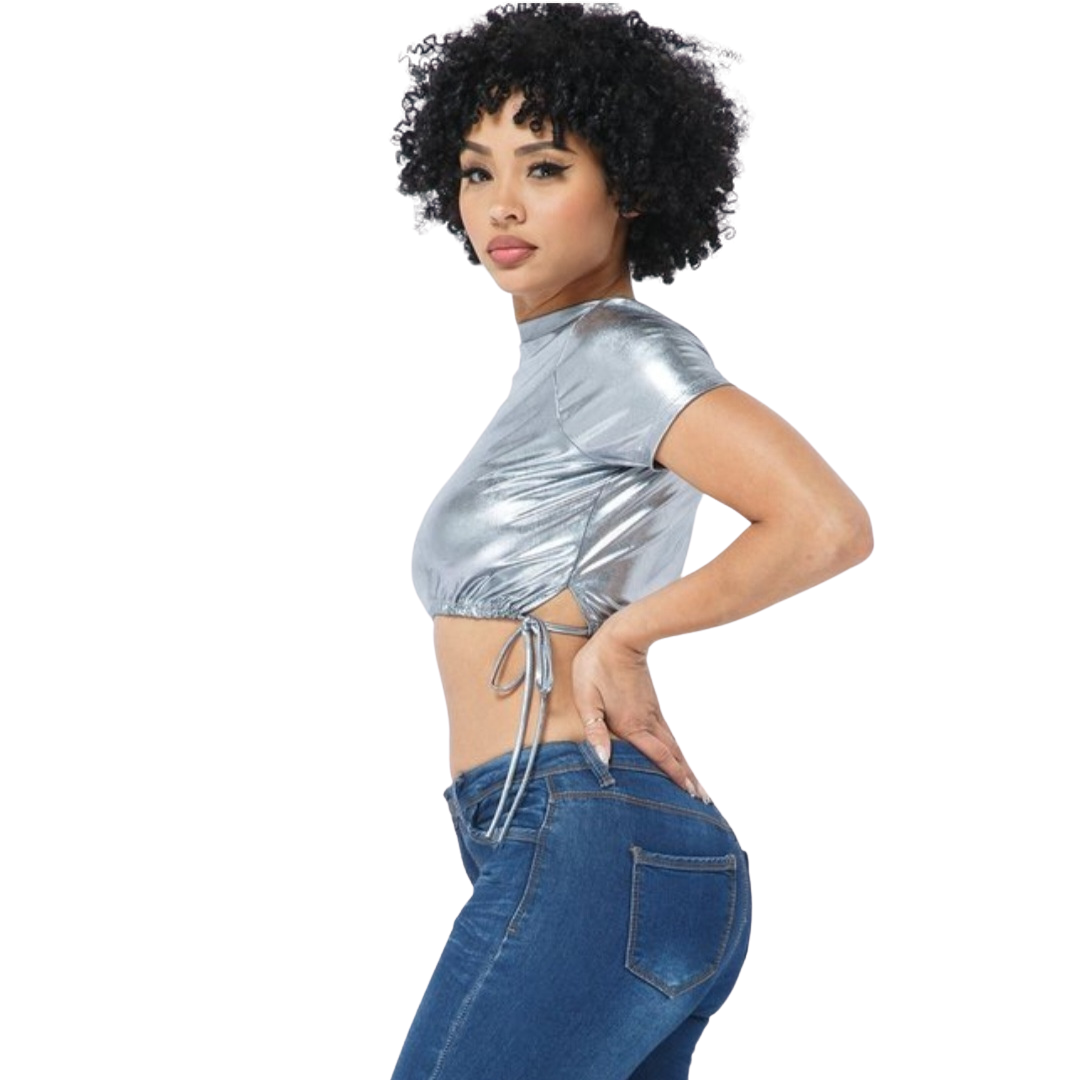 Metallic Life Top