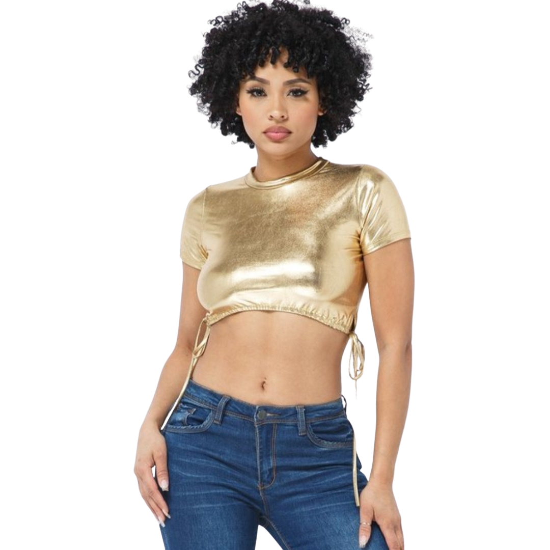 Metallic Life Top