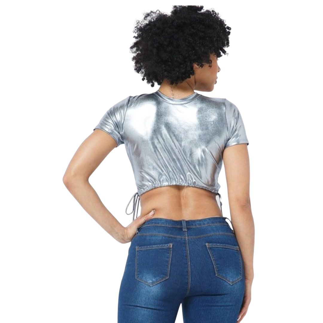 Metallic Life Top