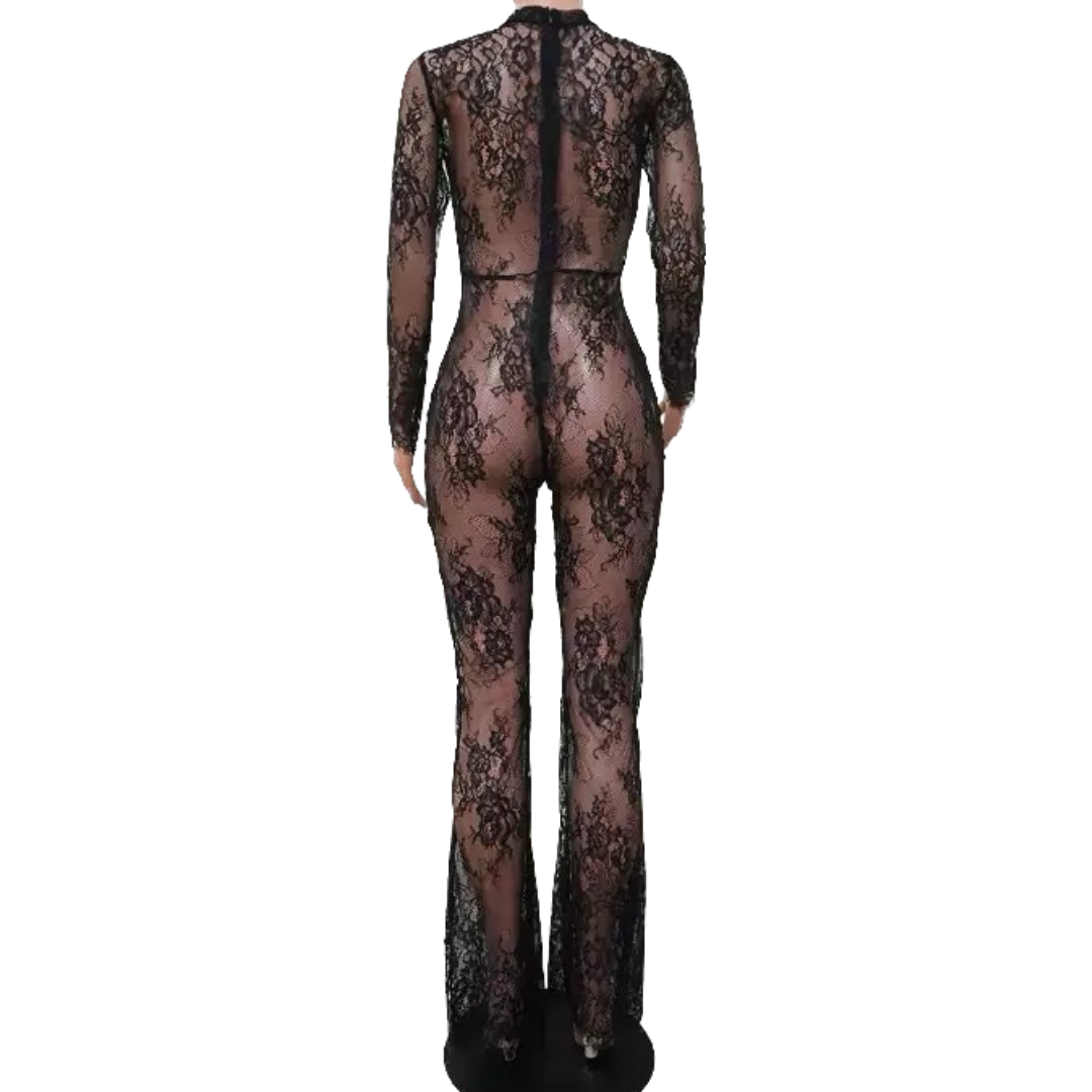 Lace Me Out Jumpsuit