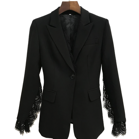 The Lace Trim Blazer