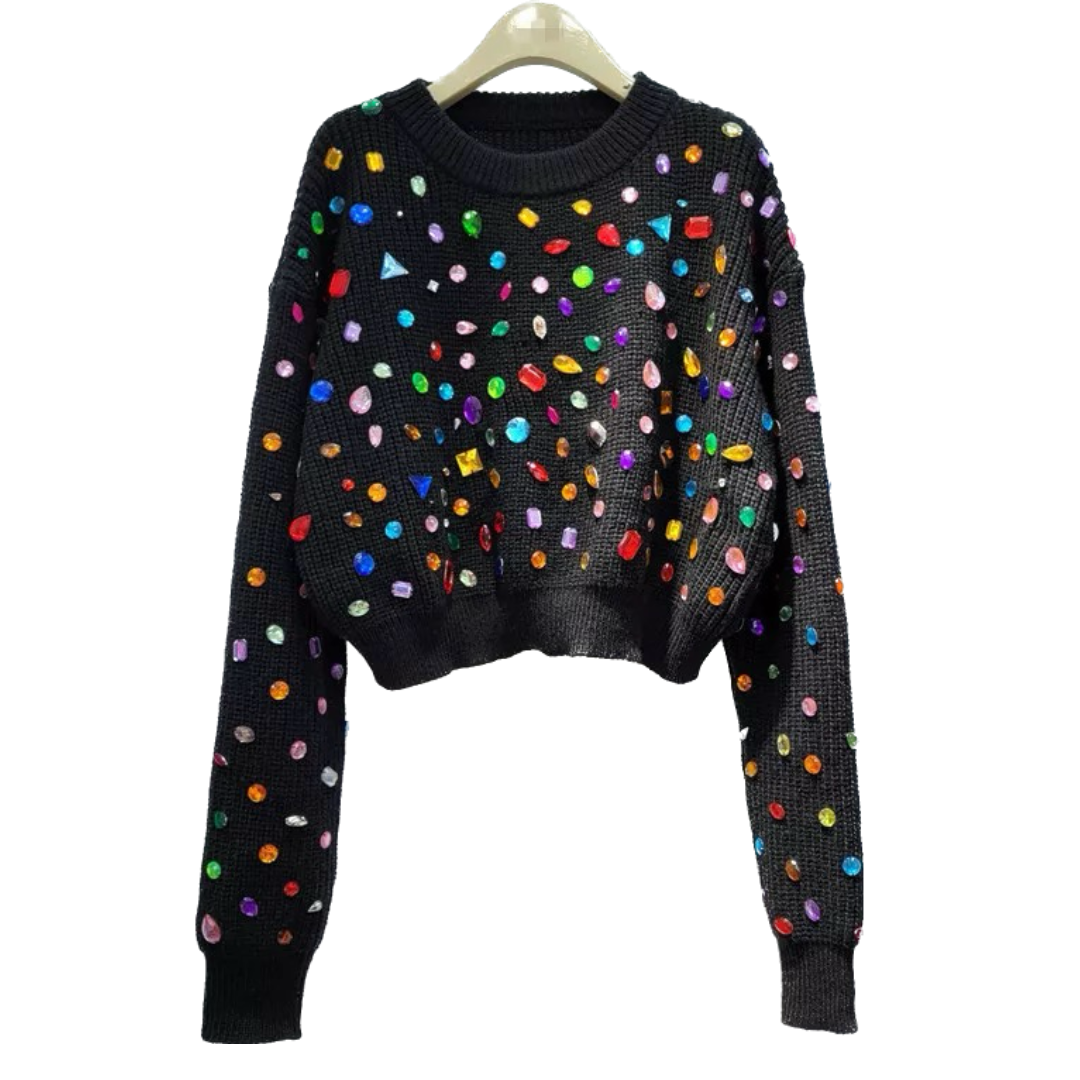 Infinity Stone Cropped Sweater